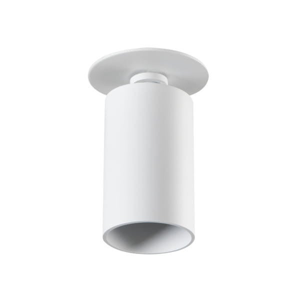Reflektor sufitowy spot natynkowy Chiro okrągły biały 1xGU10x35W wym: 8 x 8 cm aluminium Kanlux