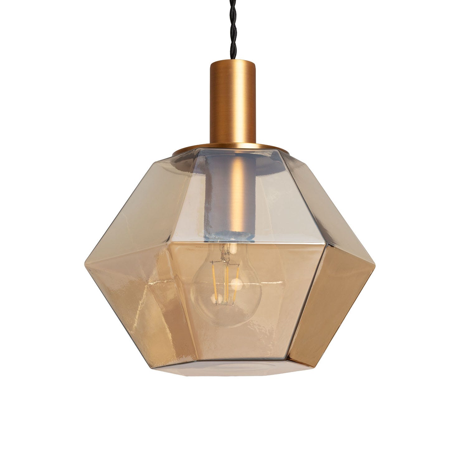 LEDKIA LIGHTING - Lampada a Sospensione Vetro Tri Wilde | Design Classico Anni Venti | Regolabile in Altezza | Compatibile con Lampadine LED E27, Trasparente, Metallo LEDKIA LIGHTING - Lampada a Sospensione Vetro Tri Wilde | Design Classico Anni Venti | Regolabile in Altezza | Compatibile con Lampadine LED E27, Trasparente, Metallo