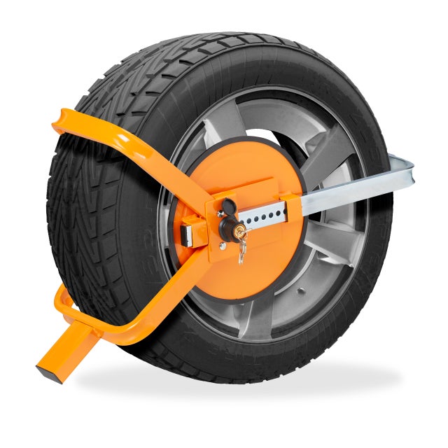 Antivol De Volant Universel En Acier - Bloque-pneu Pour Voiture - Ultra Solide