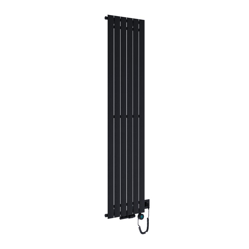 Grzejnik dekoracyjny Solis 180x44,5 cm Czarny mat 600W Roz 5 cm 10 Bar LUXRAD