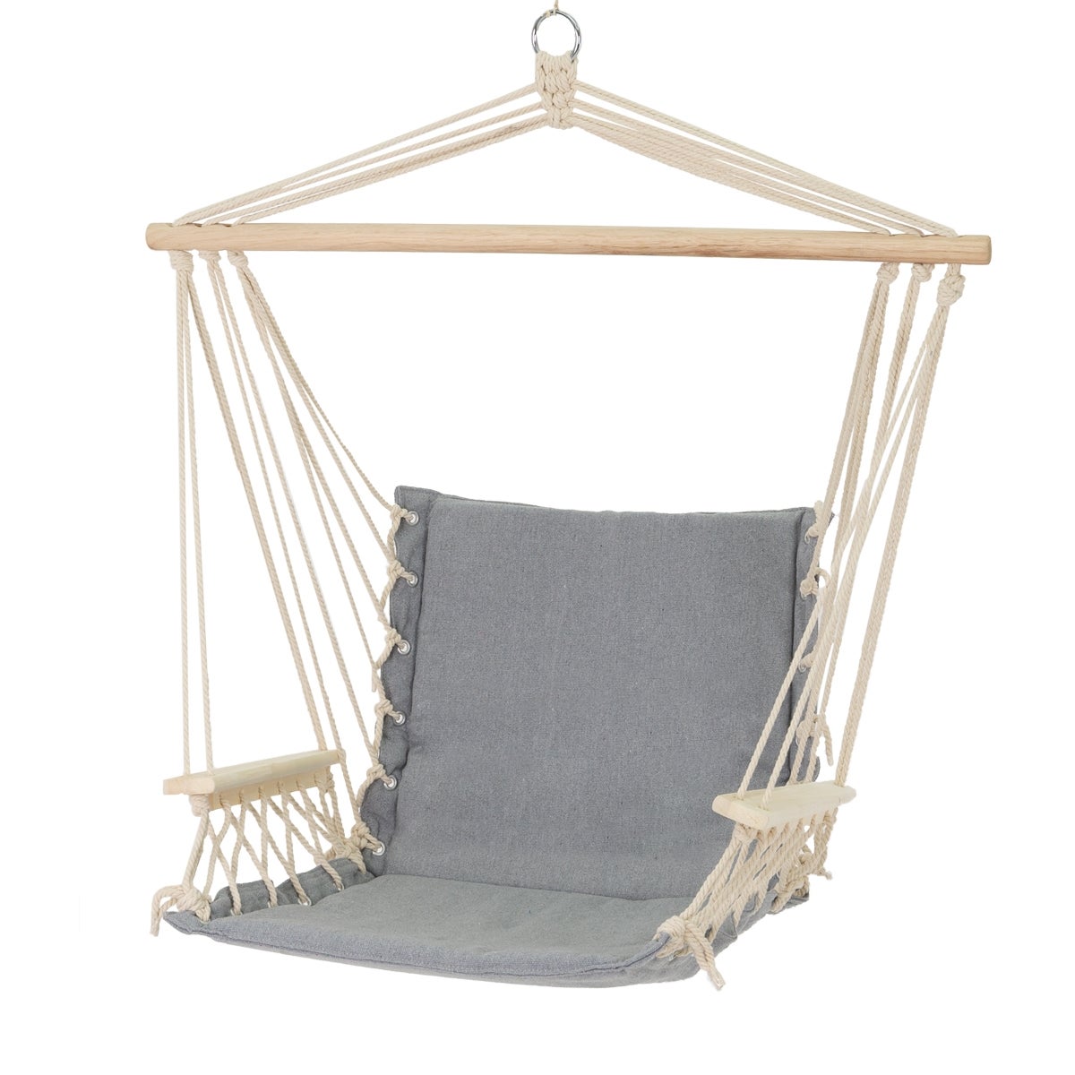 Columpio Colgante Tipo Cápsula Con Cojín Inflable | Soporta 80 Kg, Incluye Mosquetón Y Anclaje, Para Interior Y Exterior
