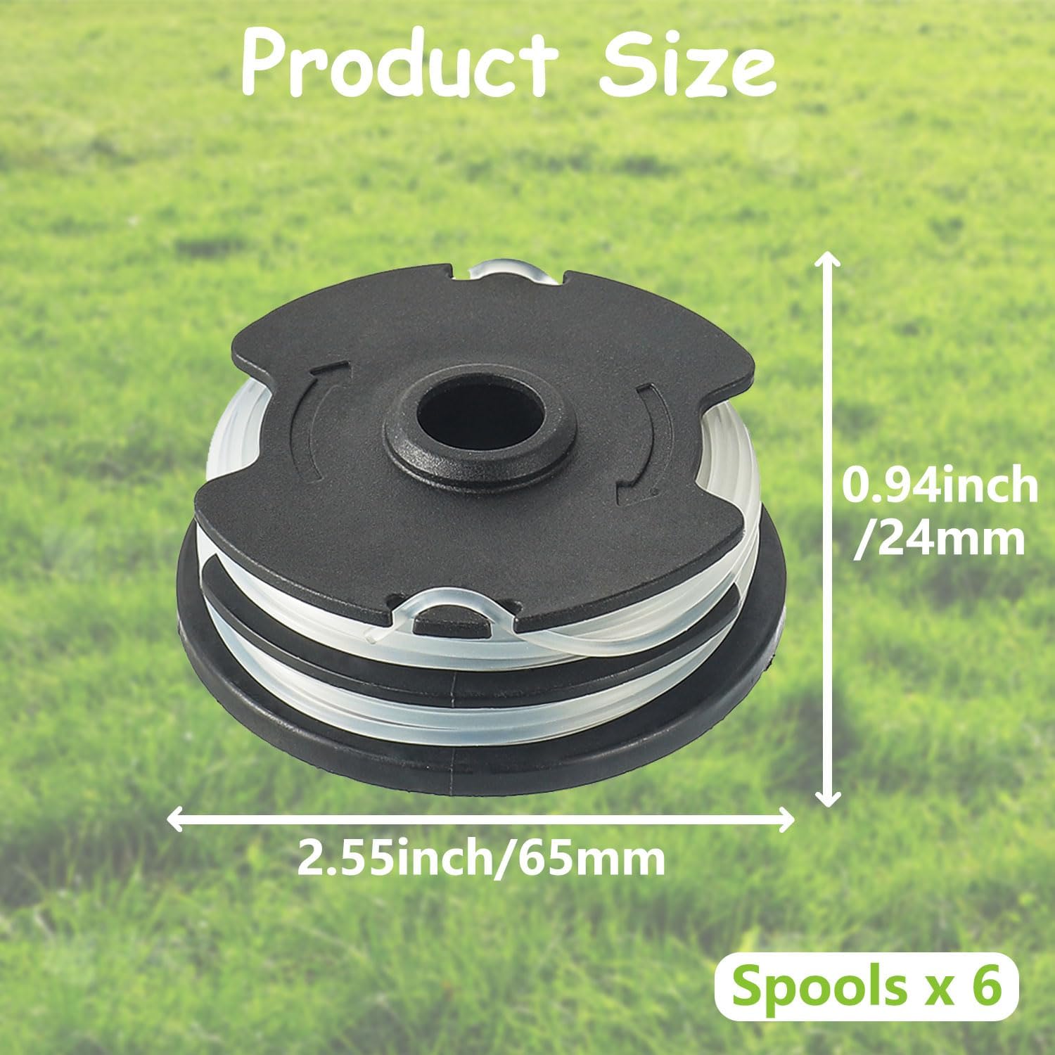 Bobine Ricambio Per Tosaerba Parkside LIDL - Compatibili Con PRTA 20-Li, PRT 550, PRT 300