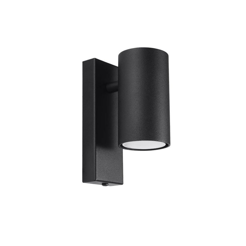 Kinkiet ścienny Utti czarny 1xGU10x10W styl nowoczesny wym: 15 x 6 x 10 cm metal IP20 Sollux Lighting