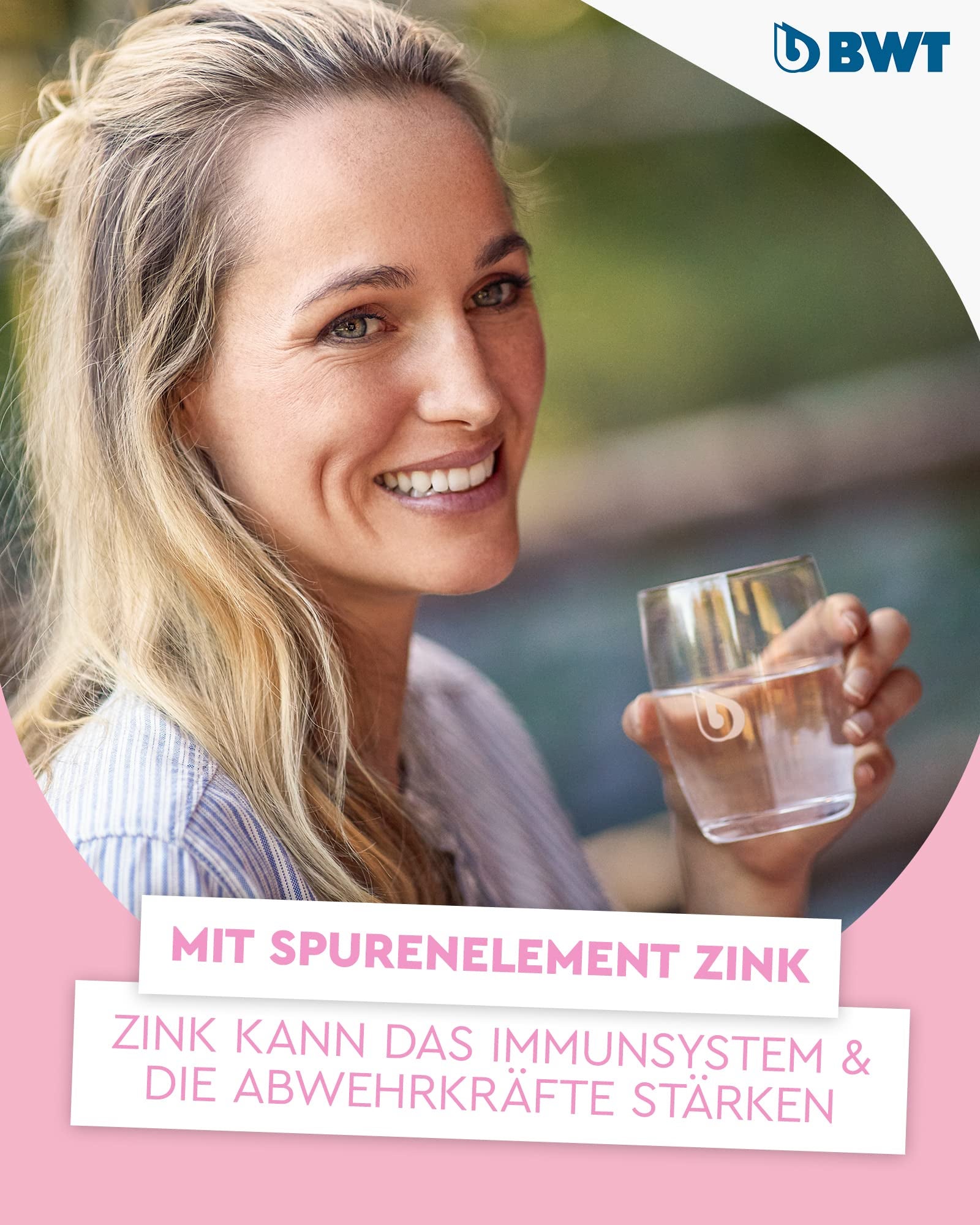 BWT Cartuccia filtrante AQA drink ZINC + MP200 | Filtro acqua potabile | riduce le sostanze nocive nell'acqua del rubinetto | con zinco + magnesio per - 3