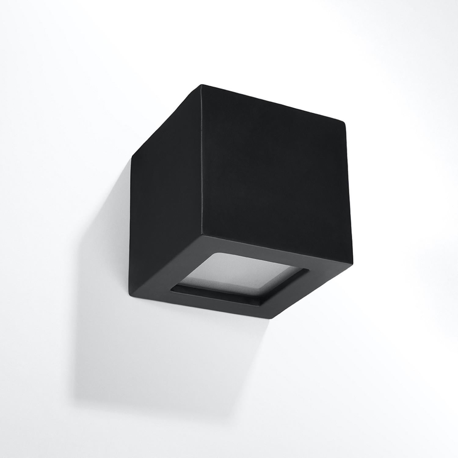 Ledkia - Applique da Parete Leo SOLLUX , Nero, Ceramica, IP20, 0.0lm ...