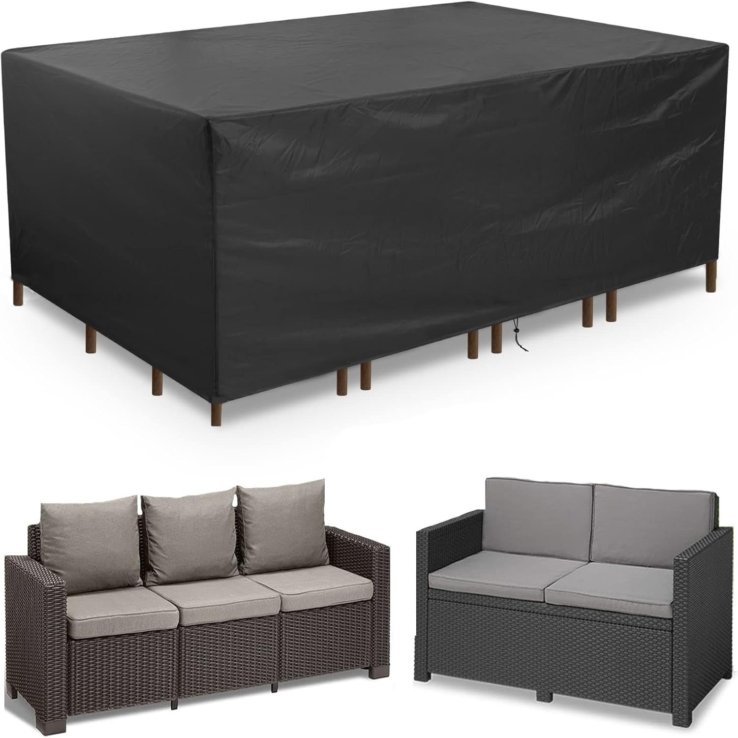 Bâche Salon De Jardin Housse Mobilier Jardin Extérieure Protection