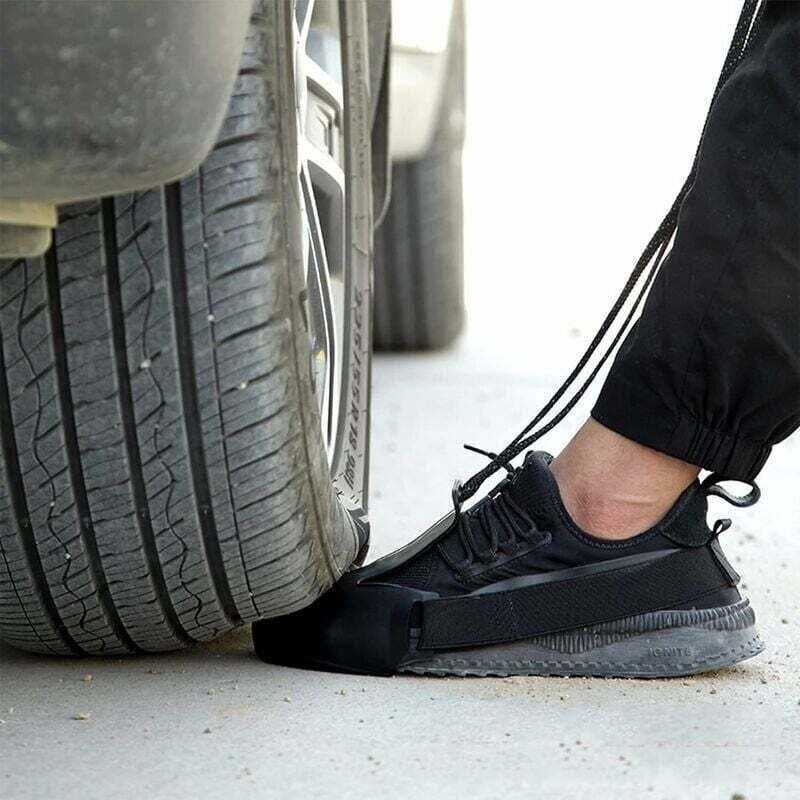 Couvre-chaussures de sécurité pour visiteurs, taille unique, chaussures de sécurité anti-écrasement/résistantes à l'usure - 4