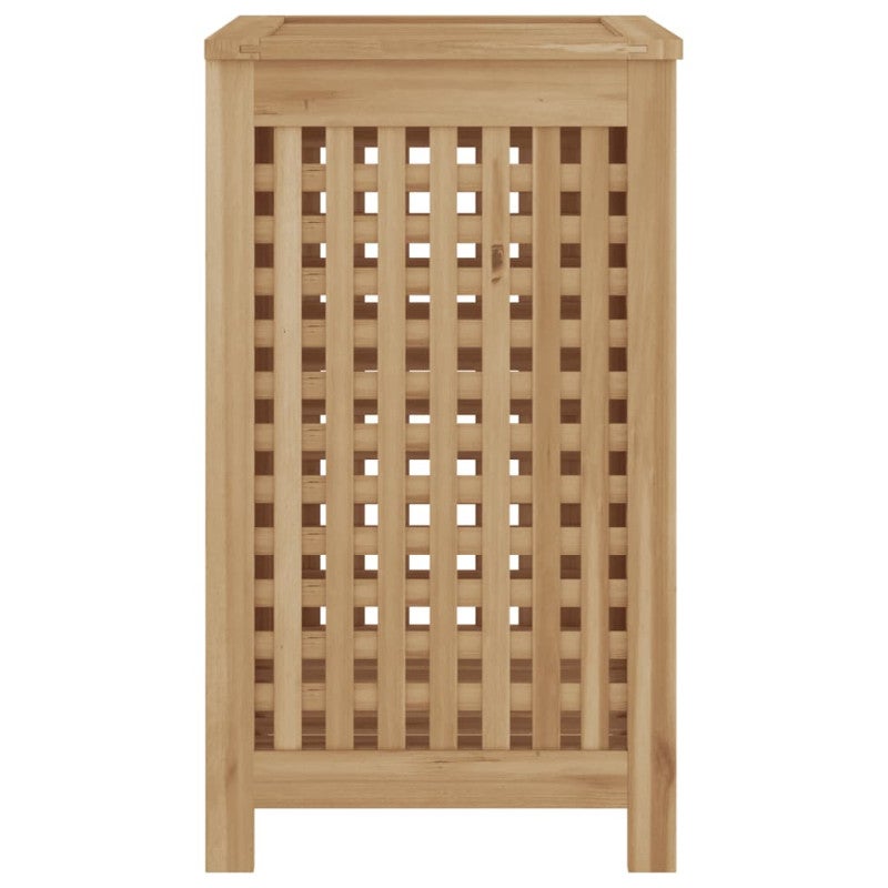 Bac à linge 50x35x60 cm bois de teck massif - 5