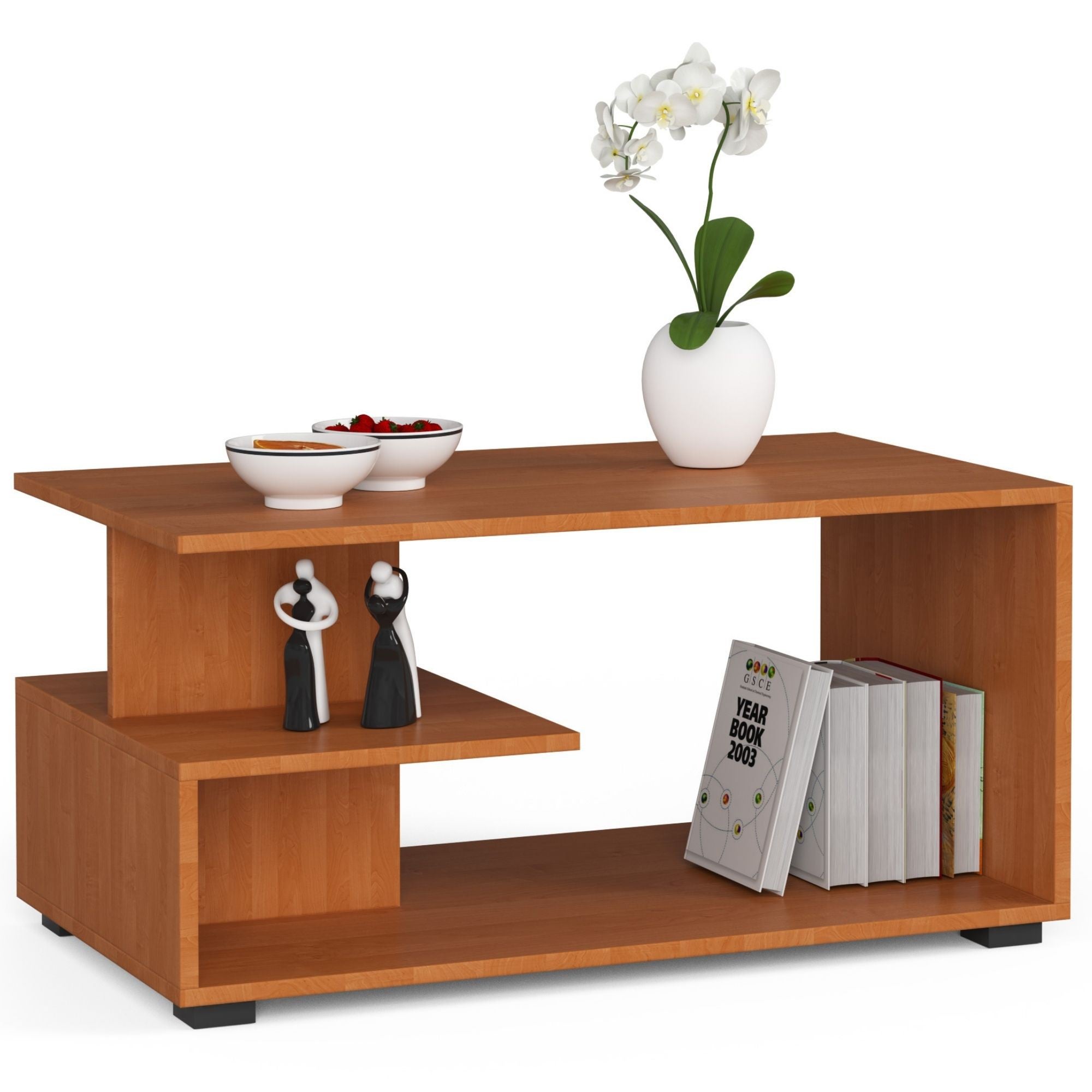 Stolik kawowy AKORD PIN Olcha 90 cm kolor Olcha mat 90x51x45 cm