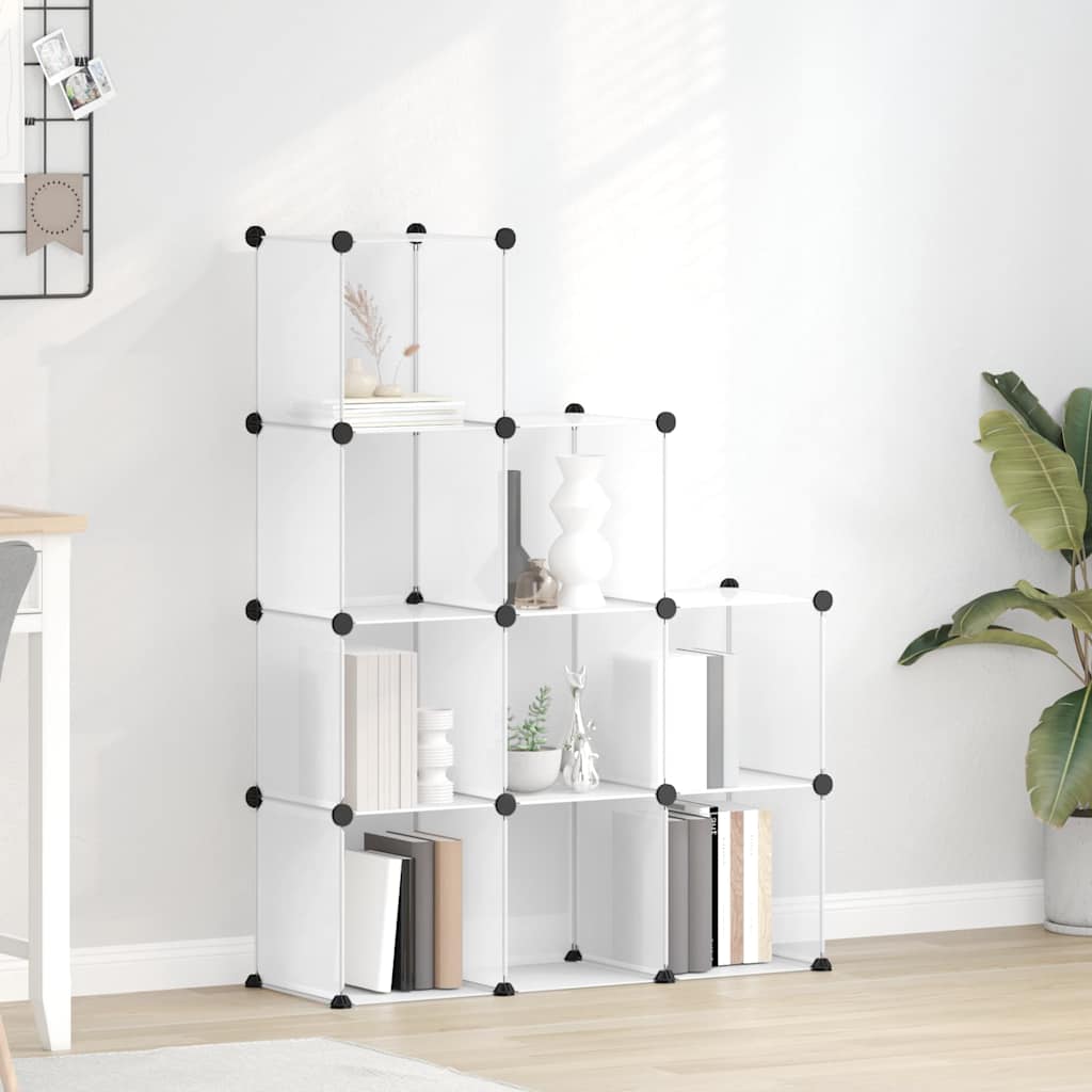 Cubes de rangement 9 pcs Transparent PP | Leroy Merlin
