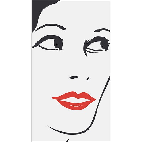 Calcomanía de refrigerador y lavavajillas, decoración de elegancia de belleza femenina de glamor glamorosa, 180 cm x 100 cm