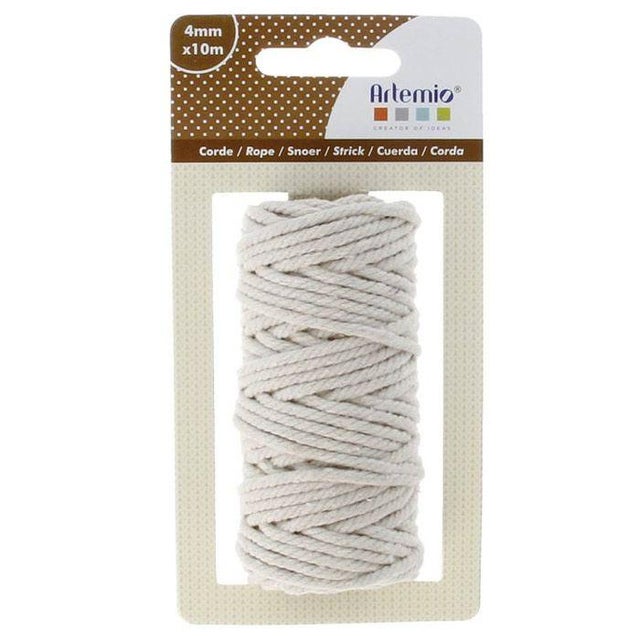 Cordeau en coton tressé 2.5 mm x 34 m CORDERIES TOURNONAISES 380510