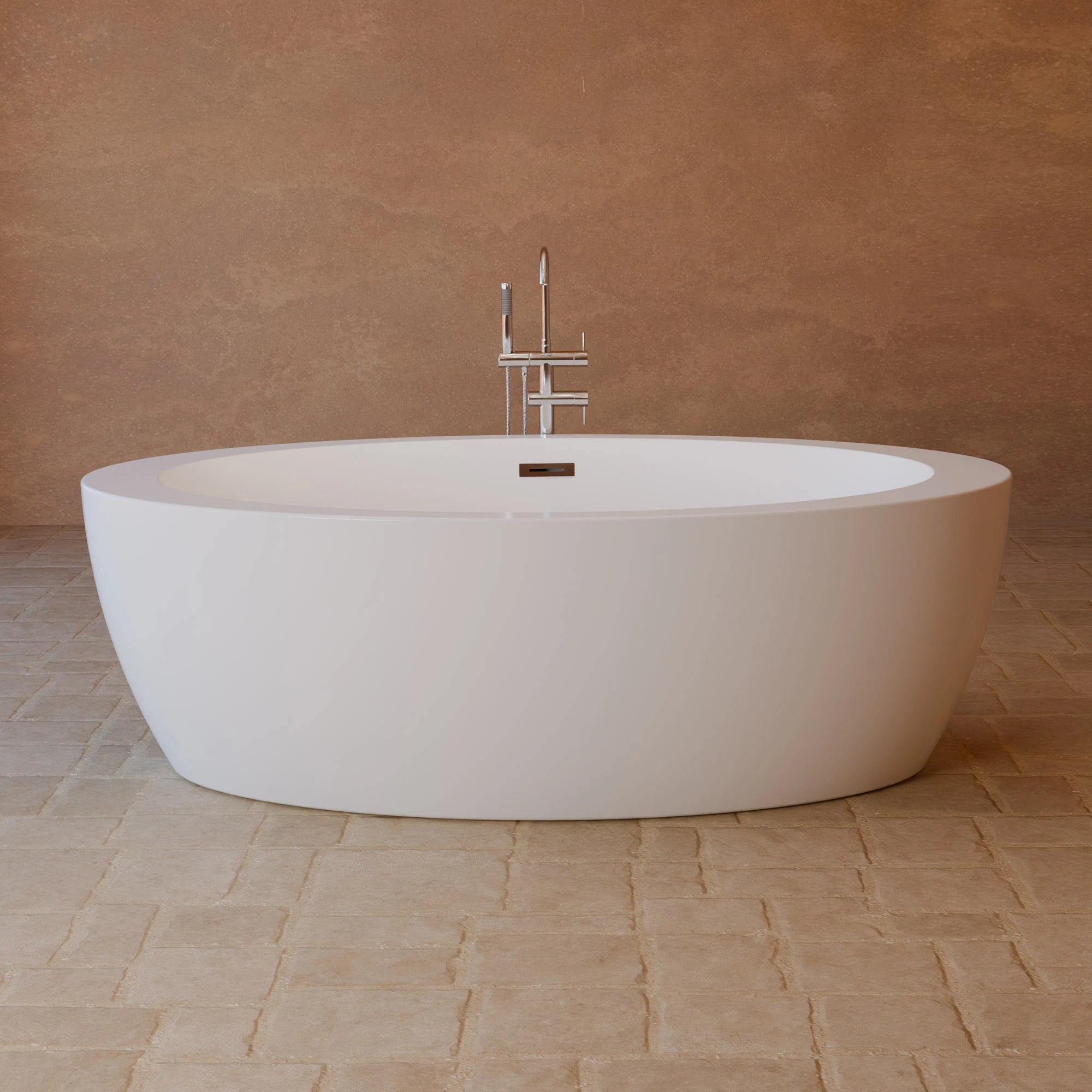 Baignoire Ilot Pearl 180 blanche 180 x95 x58 cm, by SPALINA - 3