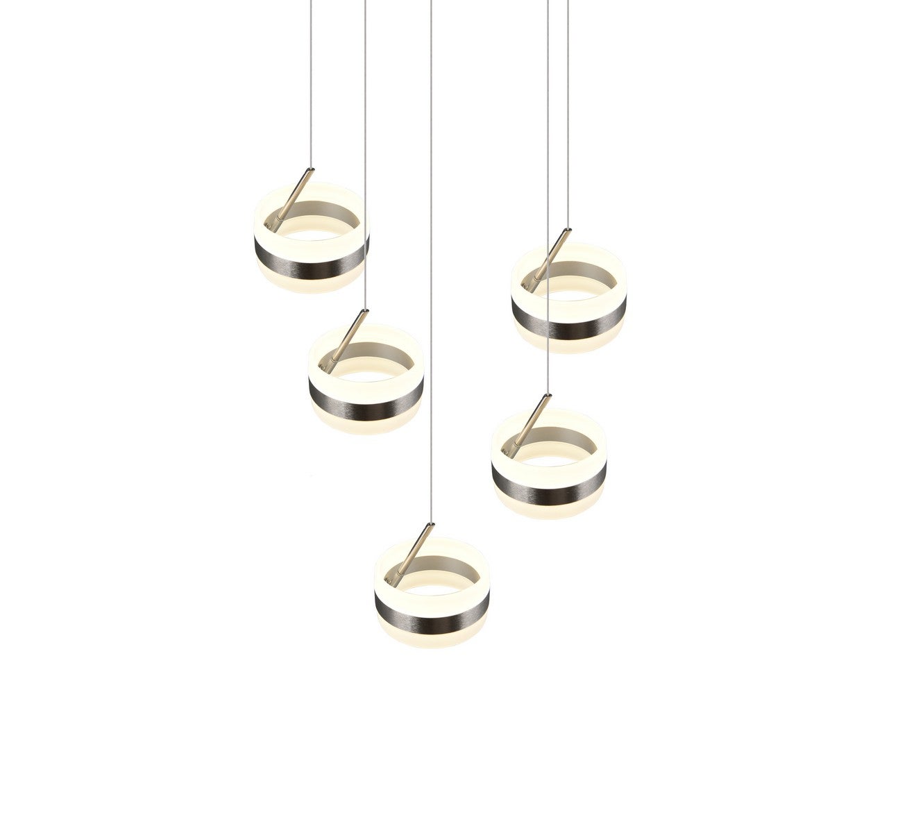 Trio Lighting Plafonnier 5 lumières LED DIOS 800lm, dimmable 2300+3000 ...