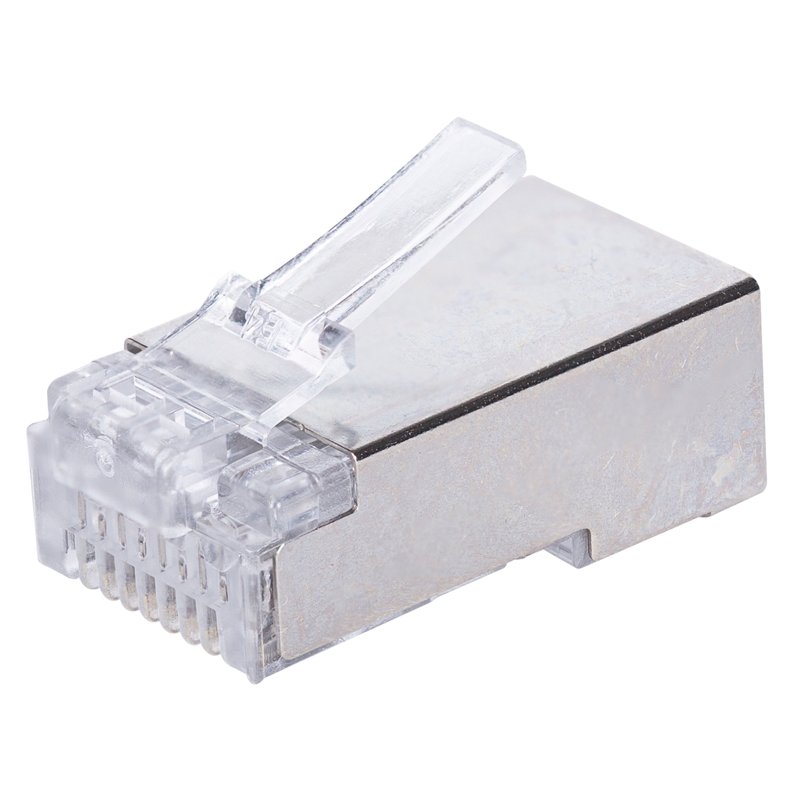 Wtyki sieciowe RJ45 8P8C kat.6 FTP uniwersalne drut linka NEKU 100szt