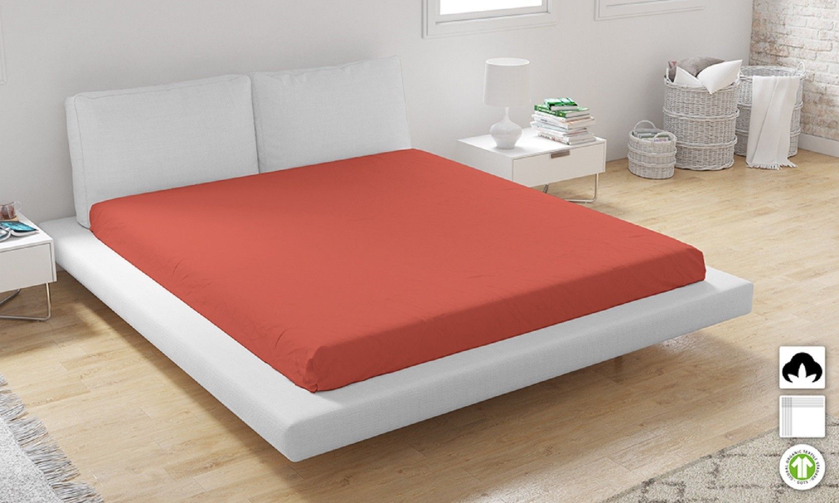 Lenzuolo Con Angoli Per Bambini - 100% Cotone Biologico 90x190 Cm - Verde Leone - Foto 7