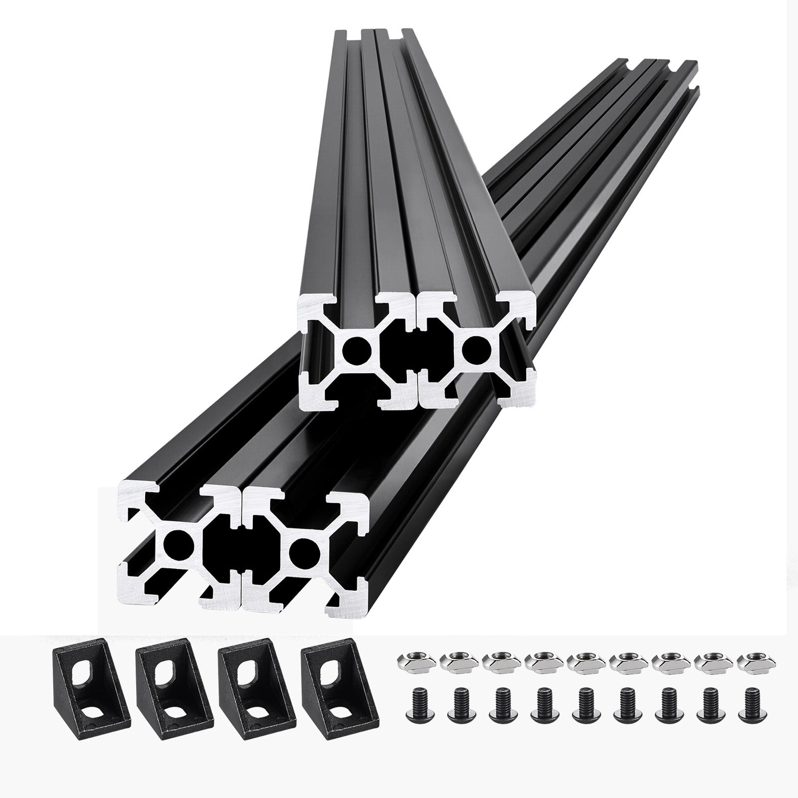 Profiles d'extrusion SucceBuy en aluminium 2020, lot 4, rails lineaires ...