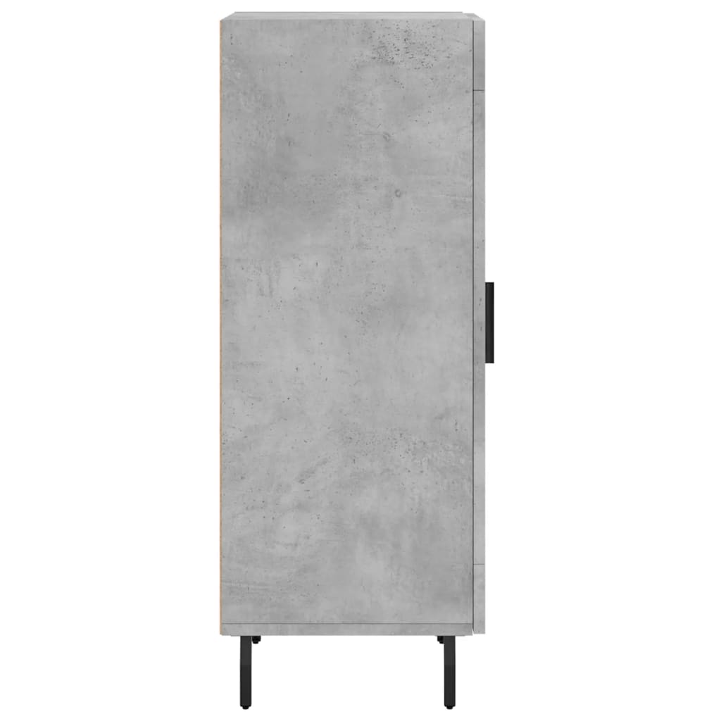 Buffet en contreplaqué gris béton 34,5x34x90 cm - COMFORTXL - 7