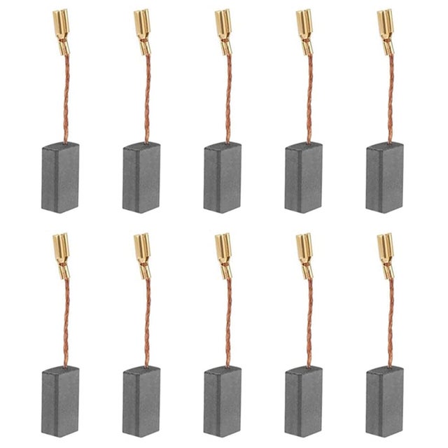 Lot De 2 Balais De Charbon (charbons Moteur) 5.5x11.5x25 Mm - Pour Perceuse/outillage - Neuf