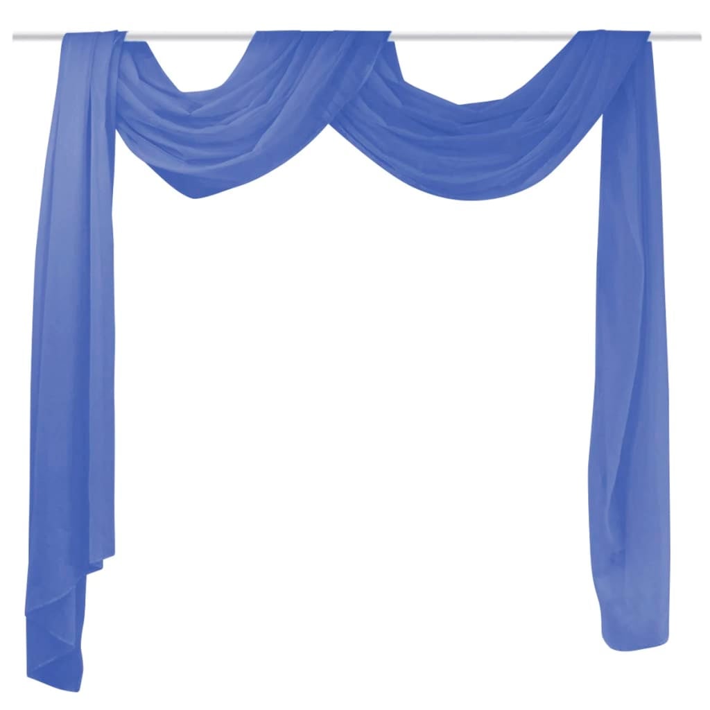 Juego De 2 Cortinas De Gasa Transparente De Doble Panel  En Un Par Tratamiento De Decoracion De Ventana Del Hogar Para Sala De Estar Color