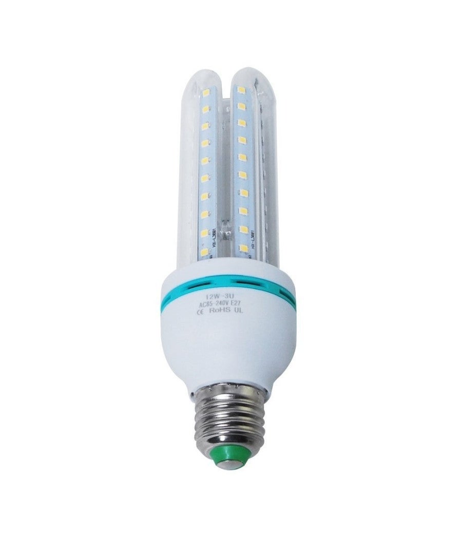 Trade Shop - Lampadina Lampada Tubo Led Luce Bianca Fredda Calda E27 Risparmio 3u 12w - Bianco Caldo - - 5
