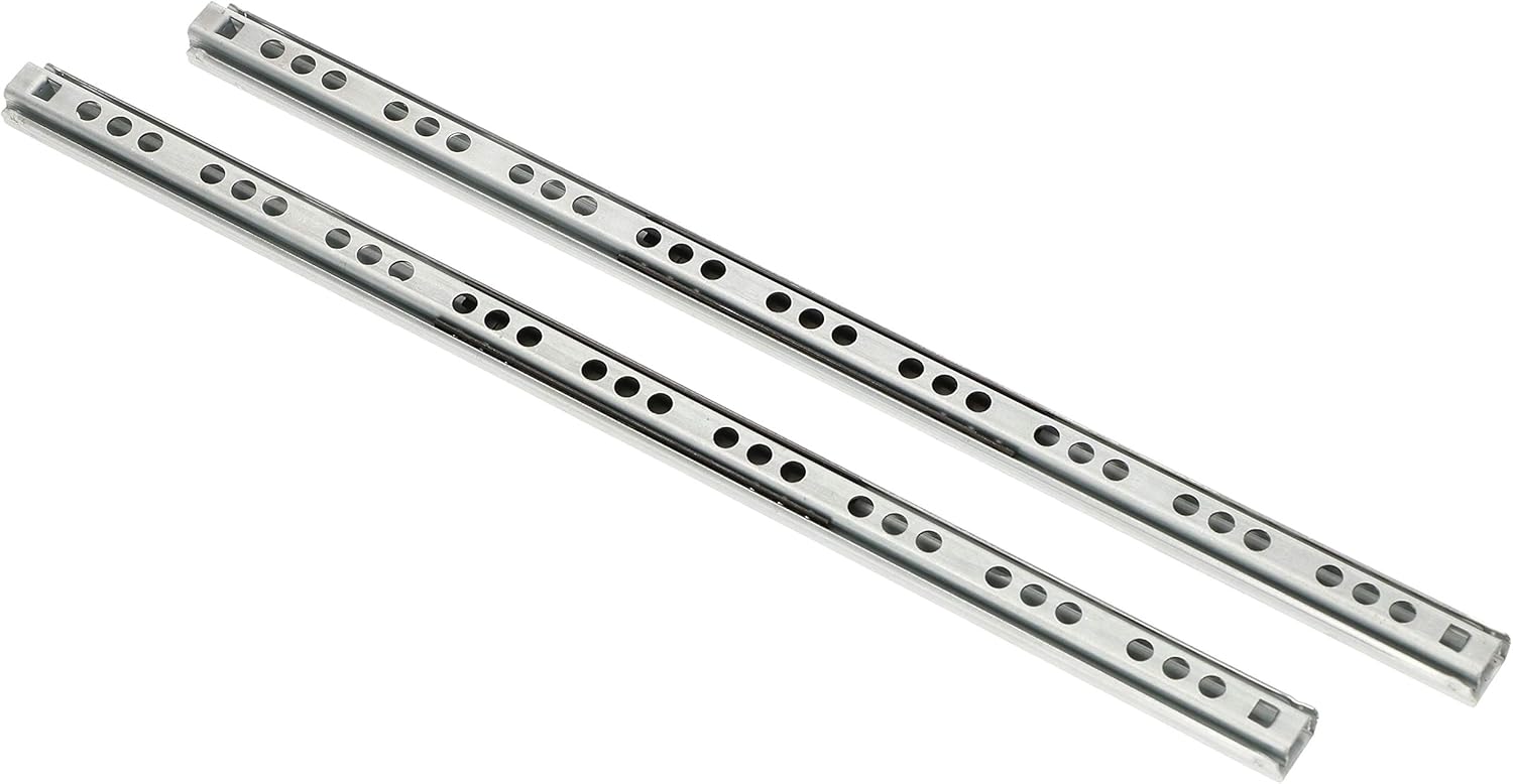 2 sztuki, ciche prowadnice szuflad, teleskopowe prowadnice kulkowe z tłumieniem (310 mm)