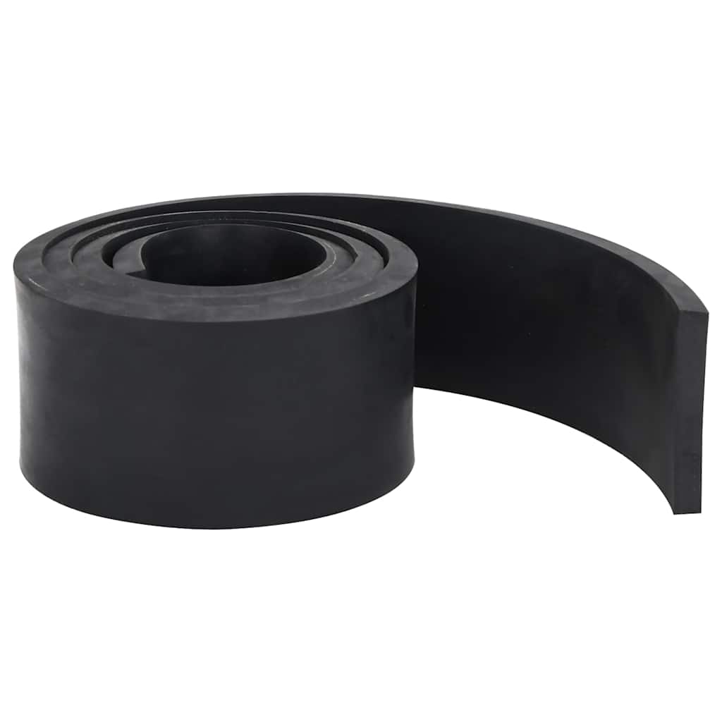 Borde De Goma Para Quitanieves - 200x15x1 Cm, Negro, Con Refuerzo De Malla, Para Proteger Superficies