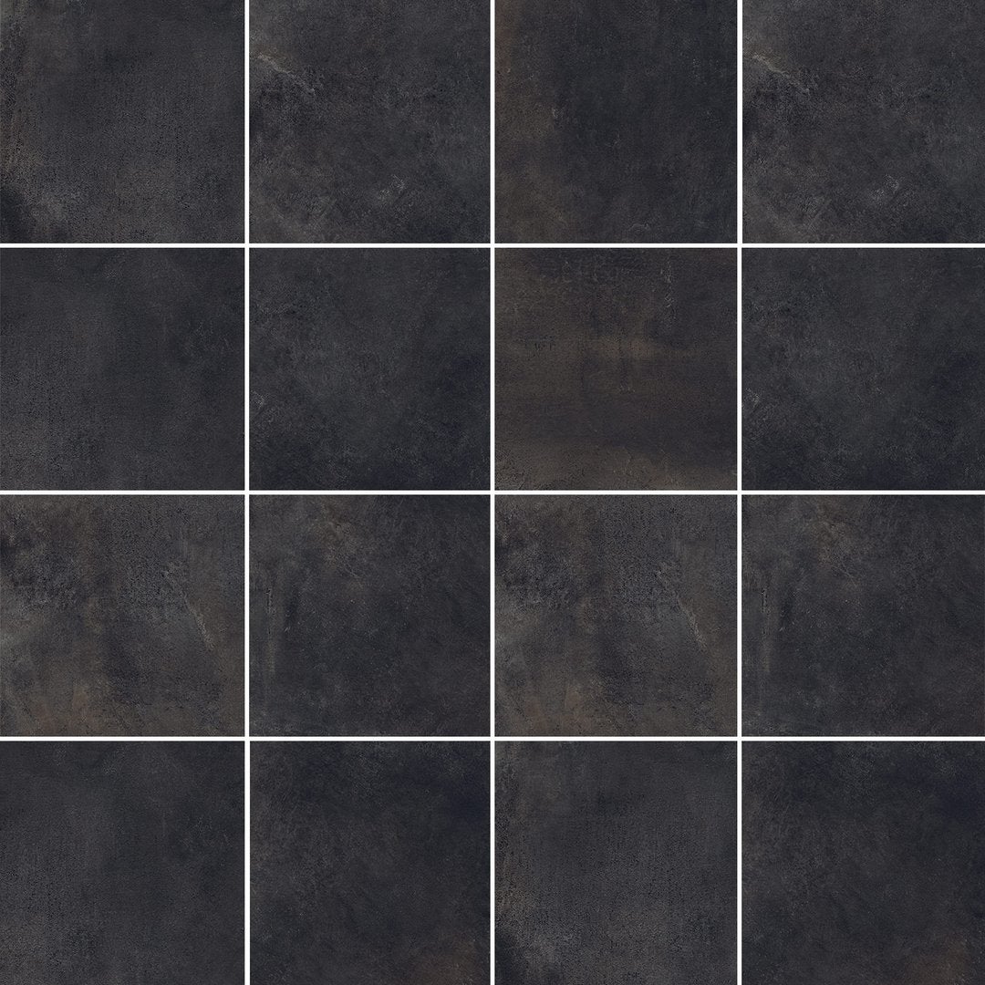 Metallure Nero - Metallo - Piastrelle 60x60 cm 9 mm - EMG 2004 60x60 MATT R10 9 mm - 2