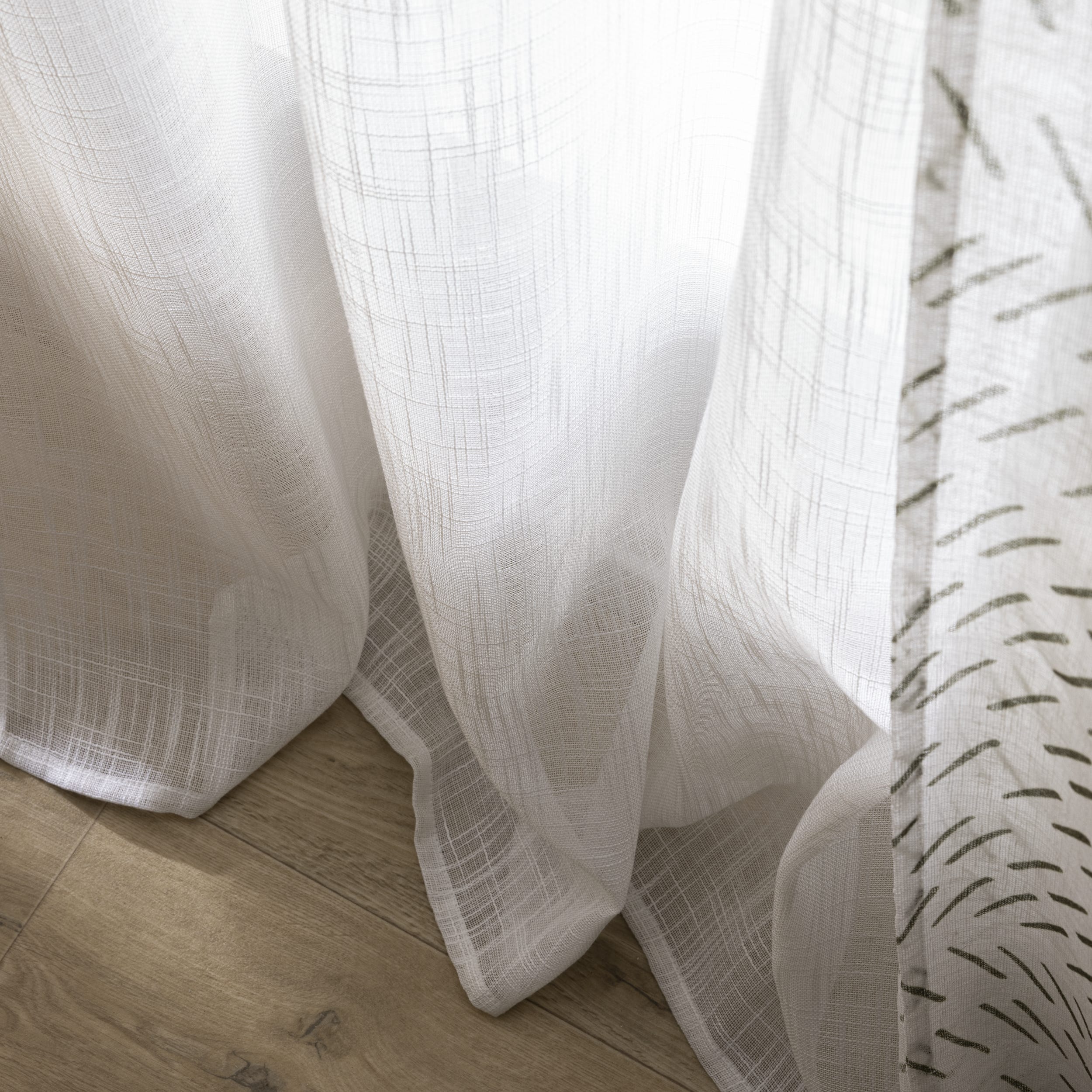 Cortinado Inspire franzido amina 300x280cm branco - 4