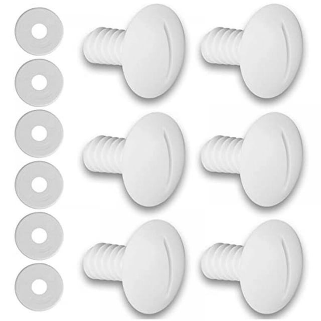 Set di 6 viti per mozzo in plastica per pulitore per piscina Polaris C-55 180/280, parti di ricambio