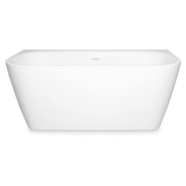 Wanna przyścienna MONA 150x75 biała akrylowa KERRA