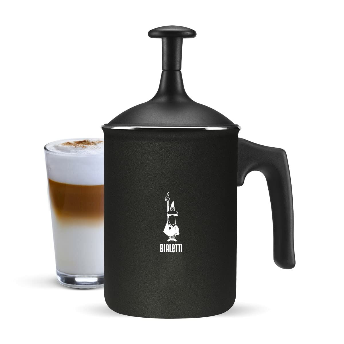 Spieniacz do mleka Bialetti z powłoką nieprzywierającą 330 ml czarny