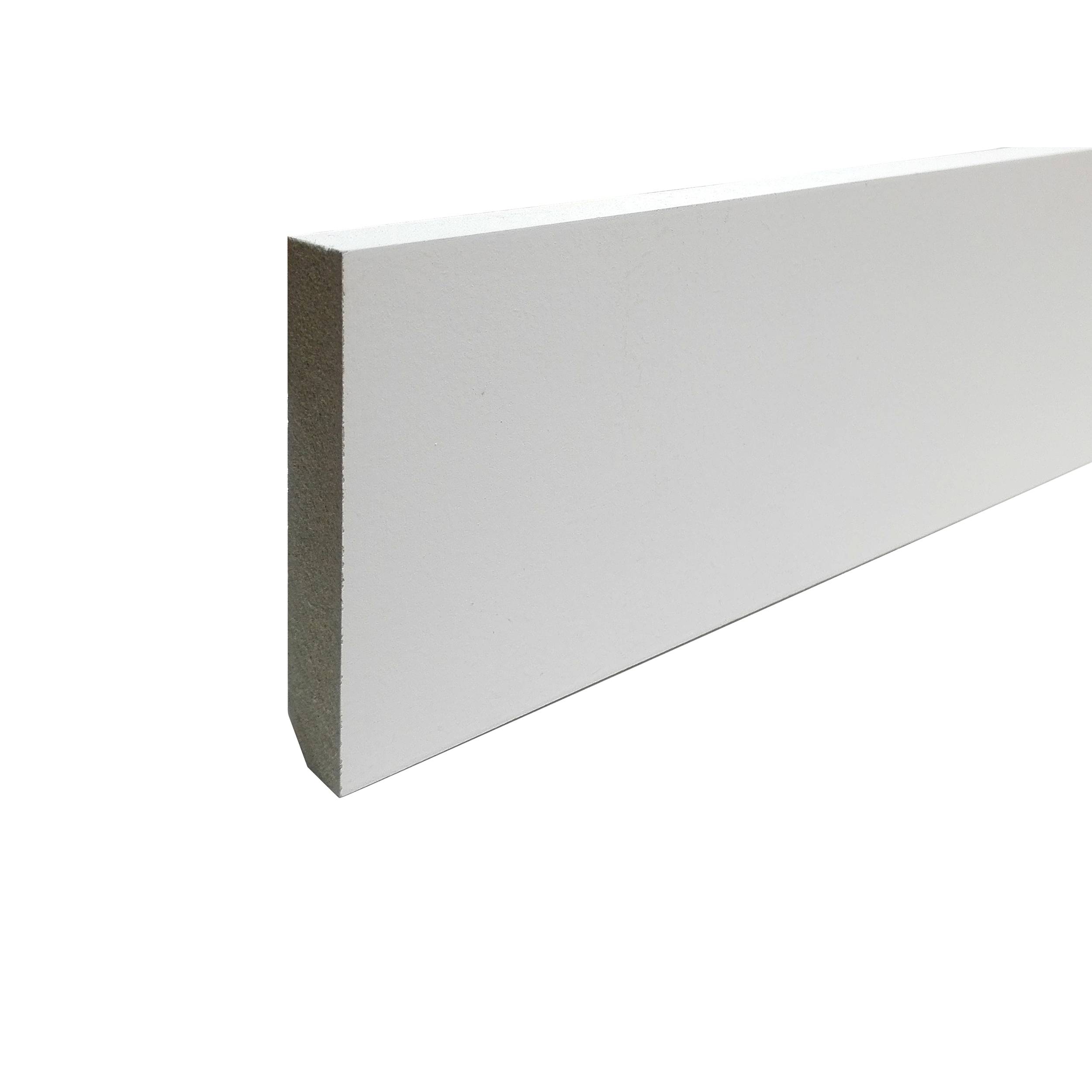 PROVISTON Plinthe 15 x 80 x 2440 mm MDF Hydro Prépeint Plinthe carré lot de 5 - 3