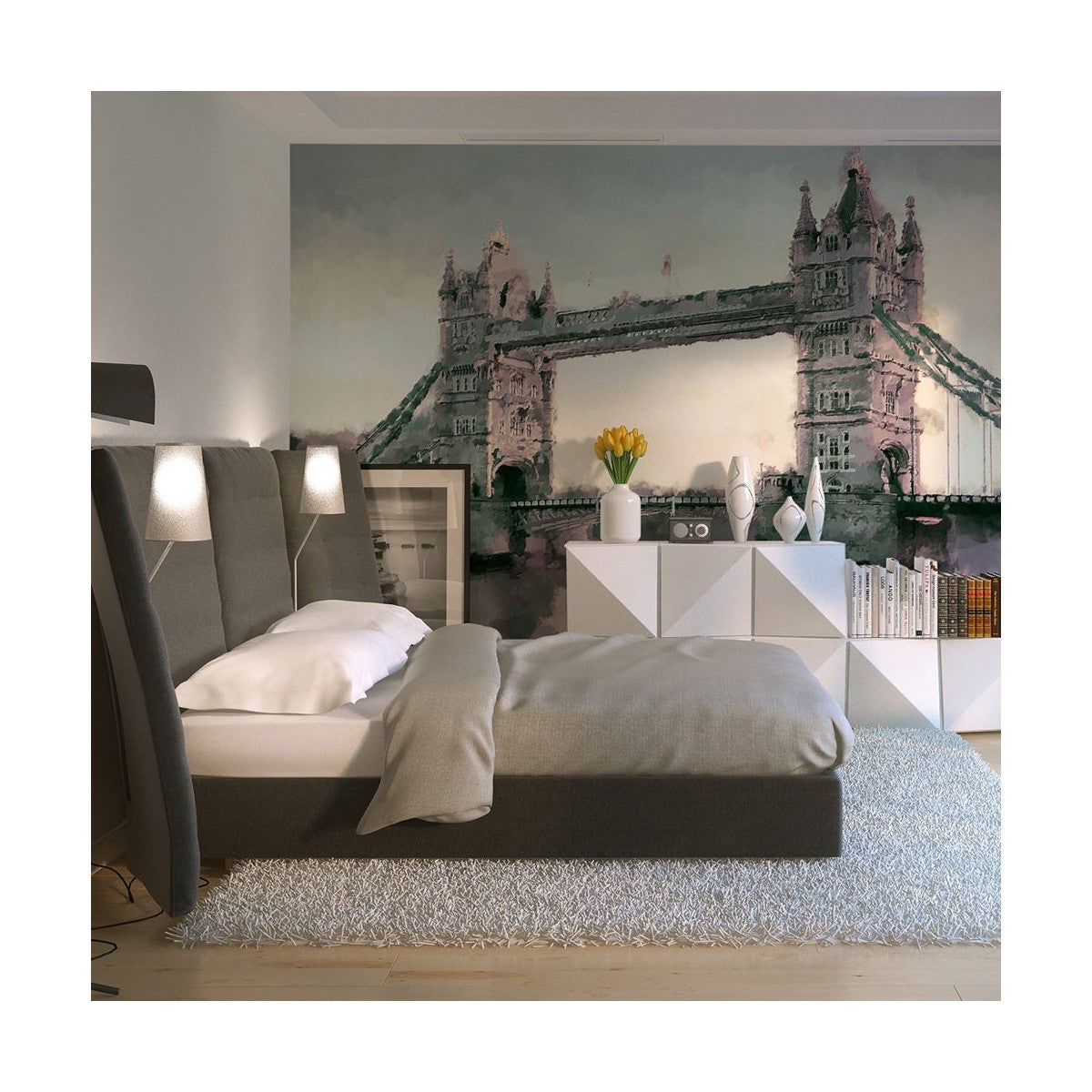 Papier Peint "Victorian Tower Bridge" 193 x 250 cm | Leroy Merlin