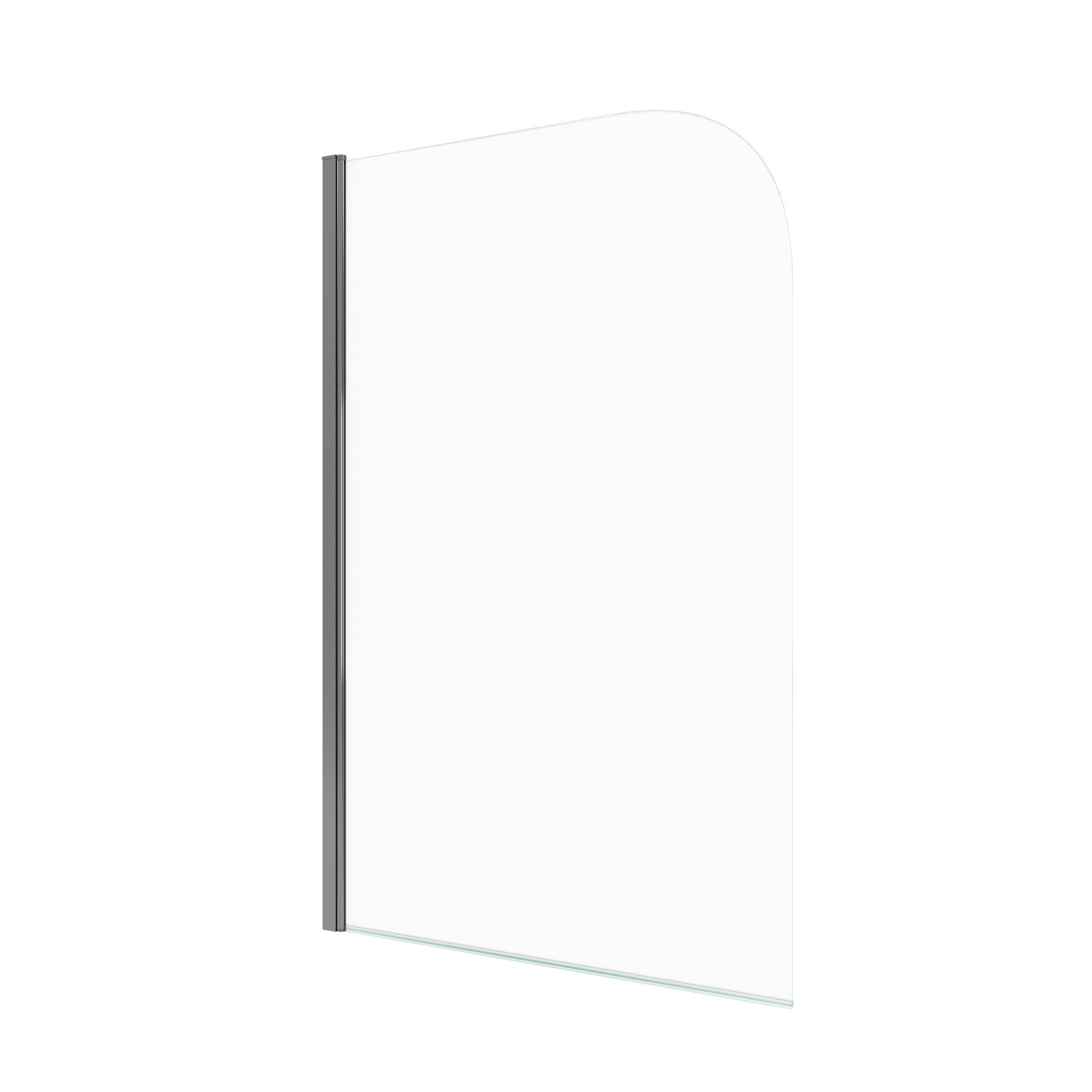 PARE BAIGNOIRE PIVOTANT 130x75cm PROFILE ALUMINIUM CHROME - VELA CHROME - 3