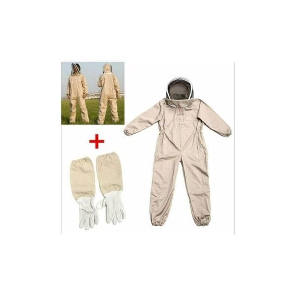 Combinaison anti-abeilles XL avec gants en peau de mouton, vêtements de travail professionnels pour l'apiculture - 2