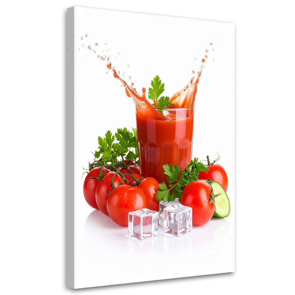 Obraz do kuchni jadalni, Sok pomidorowy natura 40x60