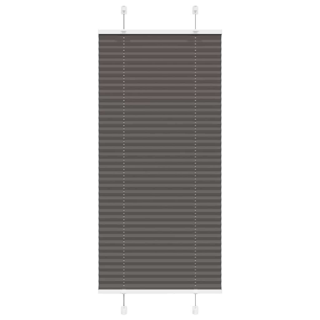 Store plissé | Store pliant noir 60x100 cm largeur du tissu 59,4 cm ...