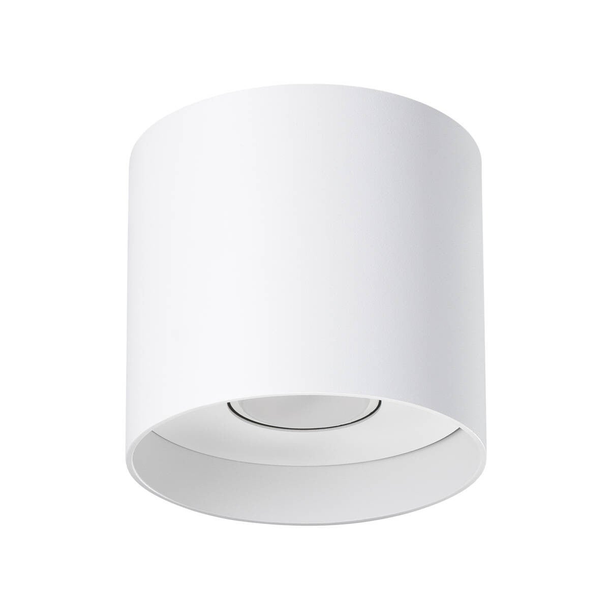 Reflektor sufitowy spot natynkowy Mika okrągły biały 1xGU10x10W wym: 11 x 12 x 12 cm aluminium Sollux Lighting