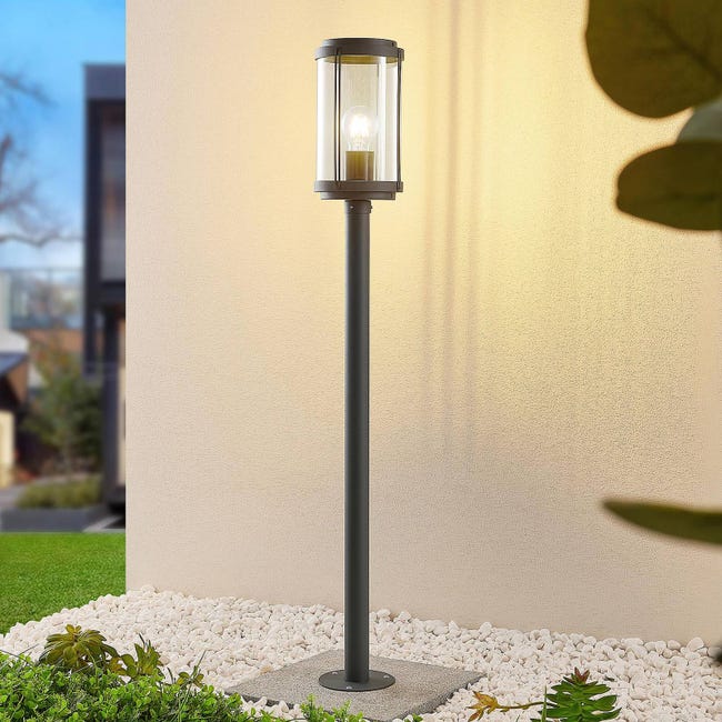 Lindby lampione a LED Dionys, altezza 70 cm, antracite, metallo, lampioncino, paletto luminoso, lampada da viale, lampione | Leroy Merlin Lindby lampione a LED Dionys, altezza 70 cm, antracite, metallo, lampioncino, paletto luminoso, lampada da viale, lampione | Leroy Merlin