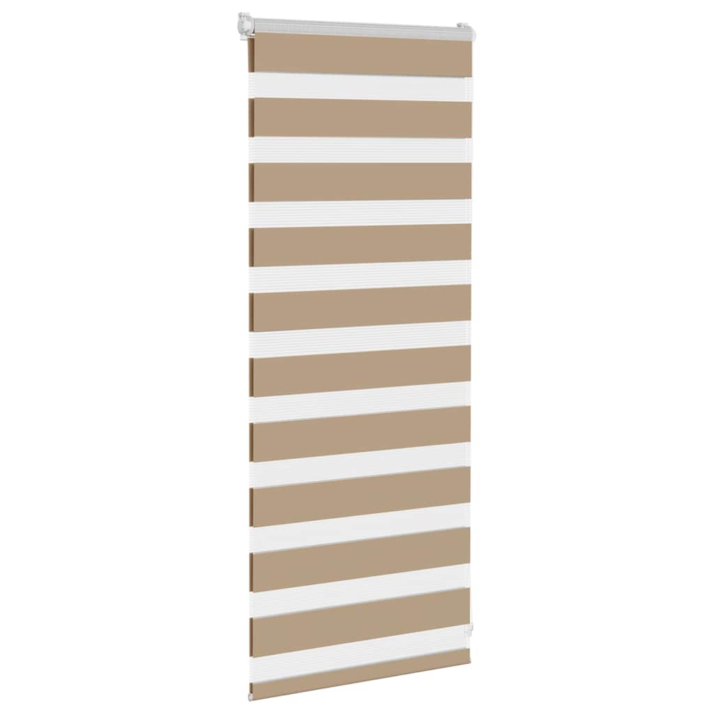 Store jour nuit - 100% polyester et aluminium - Marron sable - 65x100cm ...