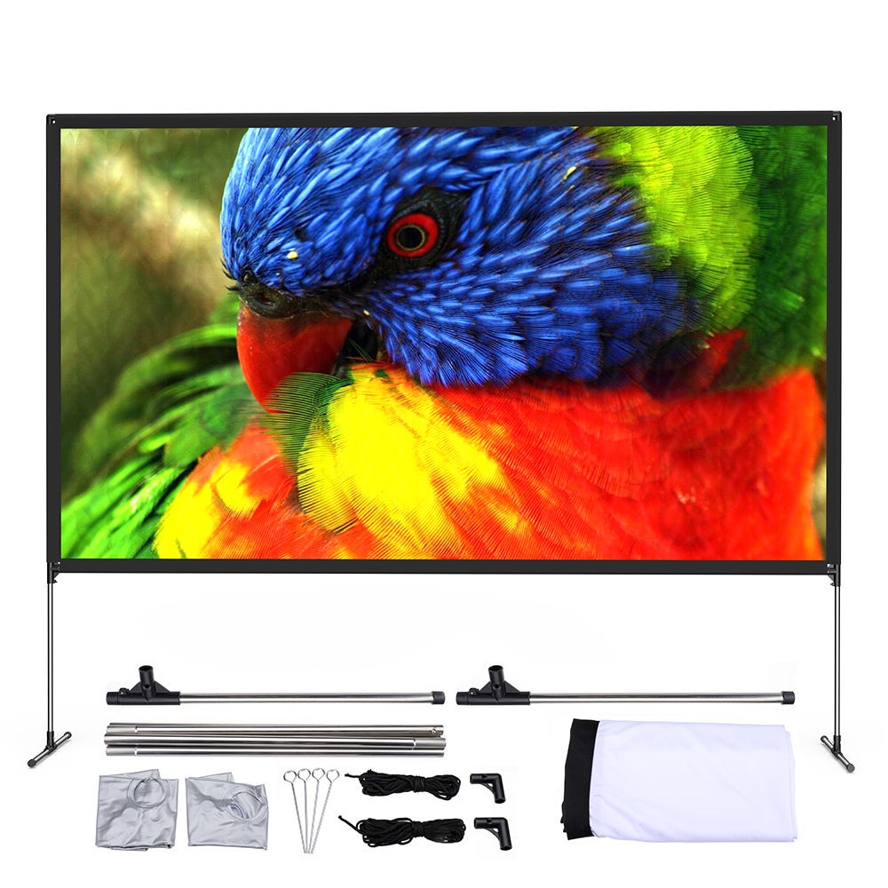 Écran De Projection Avec Support, Écran De Projection Portable De 80 Écran De Projection Avec Support, Écran De Projection Portable De 80