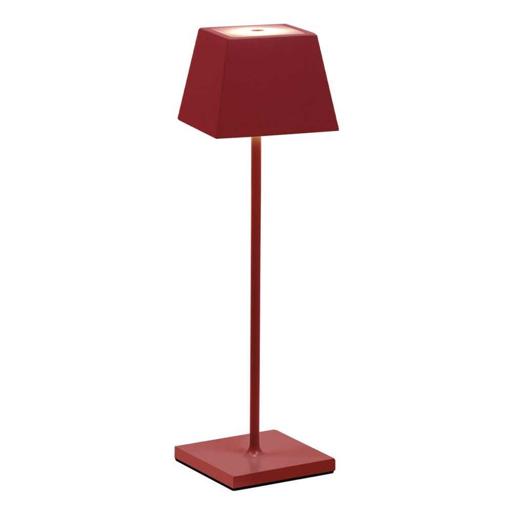 Siesta Red przenośna i ładowalna lampa stołowa LED IP54