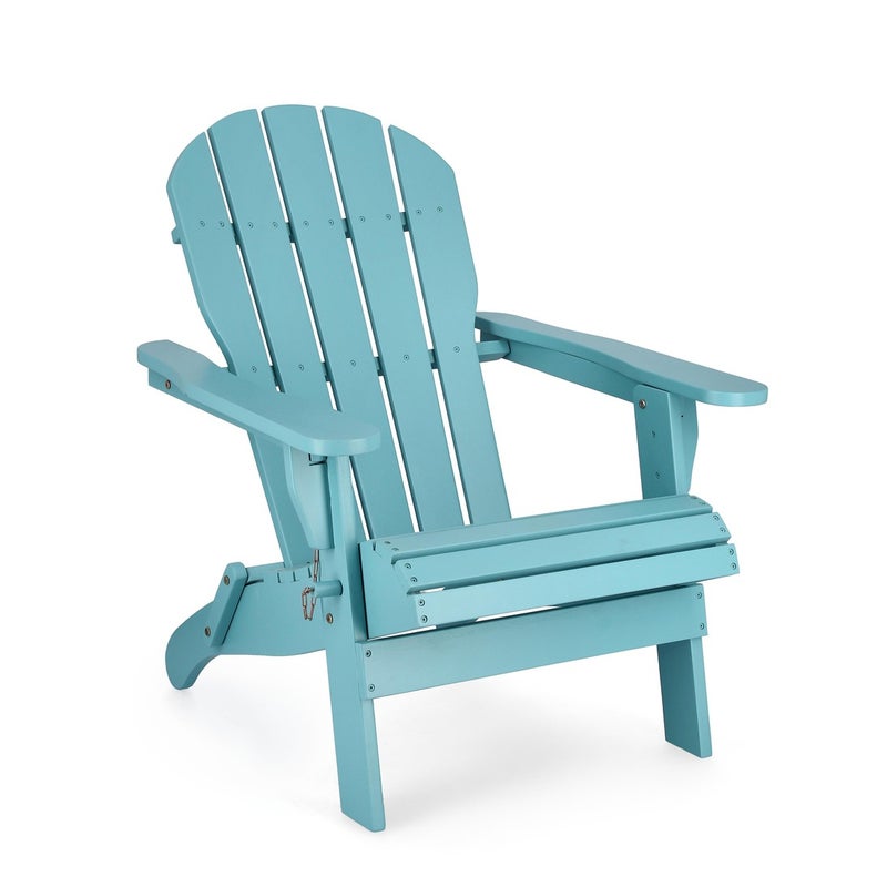 Składane krzesło ogrodowe "Philadelphia", 70x80x85 cm, drewno niebieskie