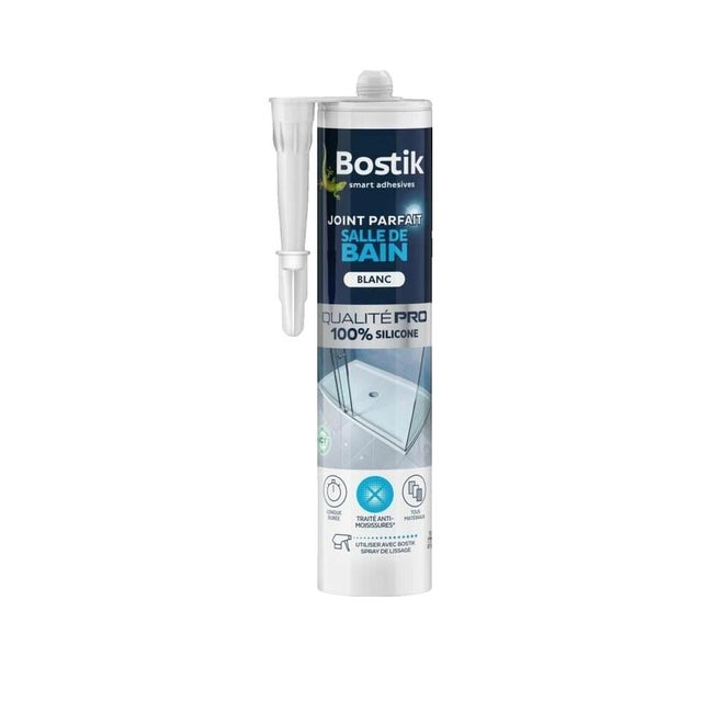 Joint parfait Salle de bain - 280 ml - Blanc - Bostik