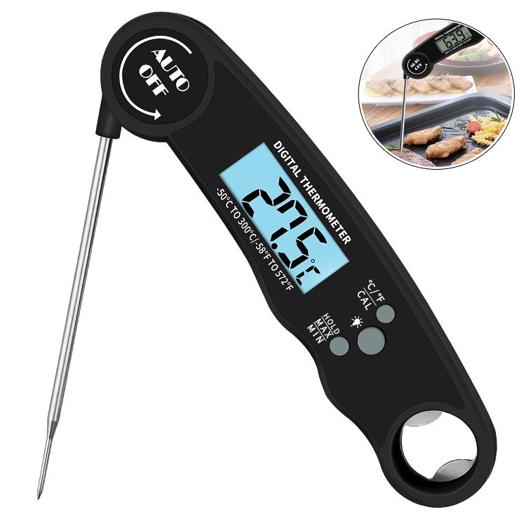 Thermomètre Numérique à Viande – Précision ±0,5°C – Lecture En 3s – Sonde Pliable IPX6 – Pour Cuisine Et BBQ - 3
