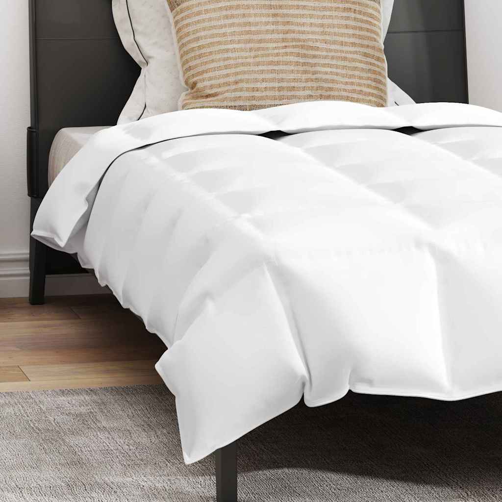 Couette avec oreiller 2 pcs | Duvet Blanc 155 x 220 cm Bas - 5