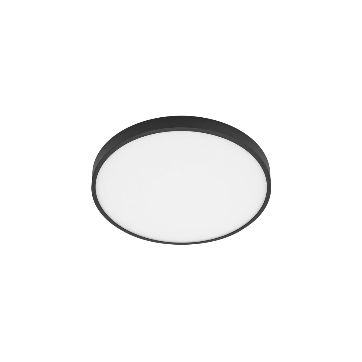 Plafon okrągły LED Riberio 30W 3000KK 2700lm metal czarny wym:2,5x28x28cm IP20 Italux