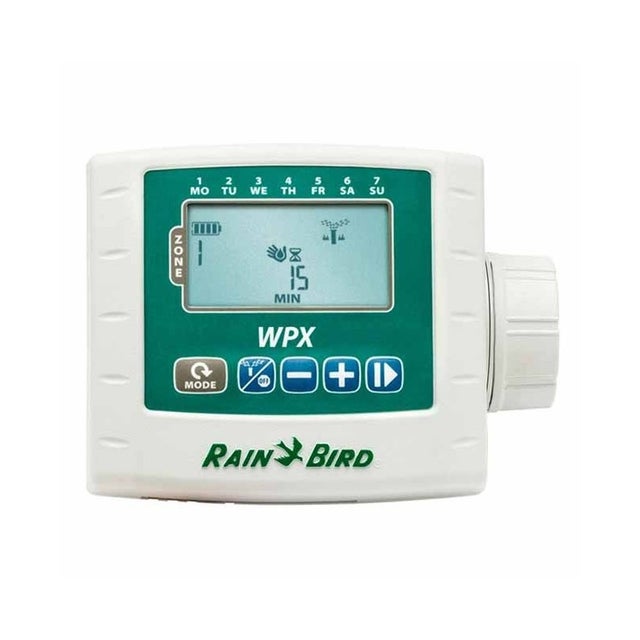 Programmatore di Irrigazione Rain Bird WPX4/ESP 9V, Controllore di Irrigazione Automatica per 4 zona di Irrigazione