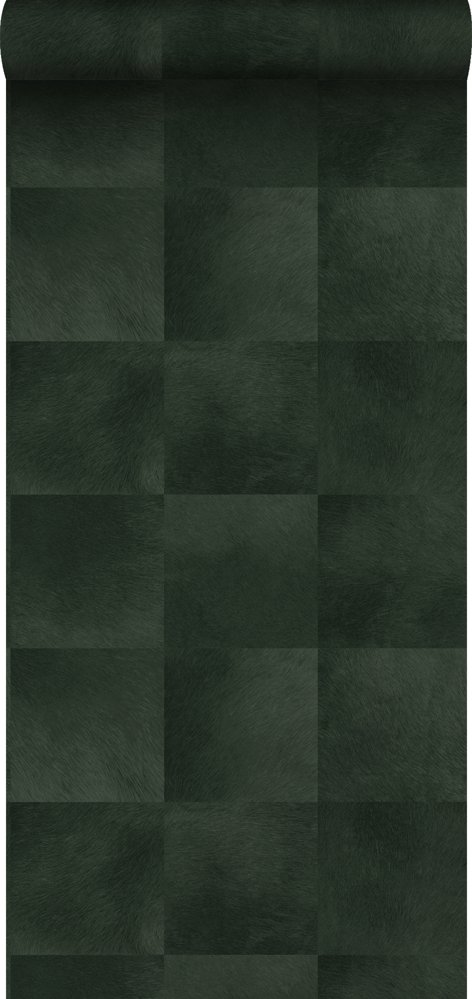 Papel pintado diseño de piel de animal verde oscuro - 0,53 x 10,05 m - origin wallcoverings